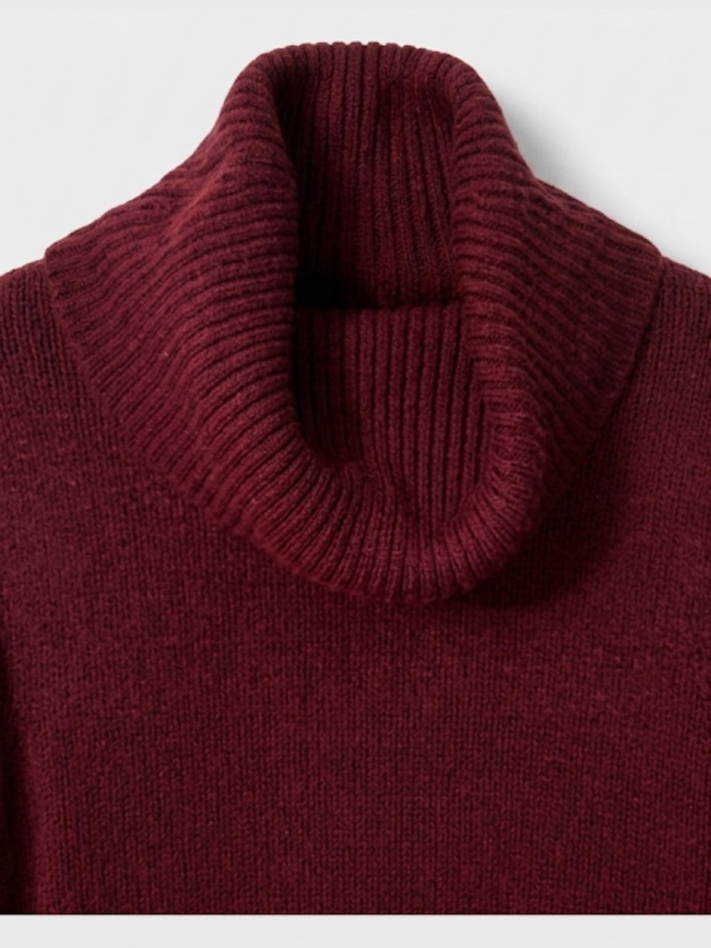 Ricki’s Burgundy Cowl Neck Sweater High Low Knit Pullover Women’s Small - Picture 6 of 8